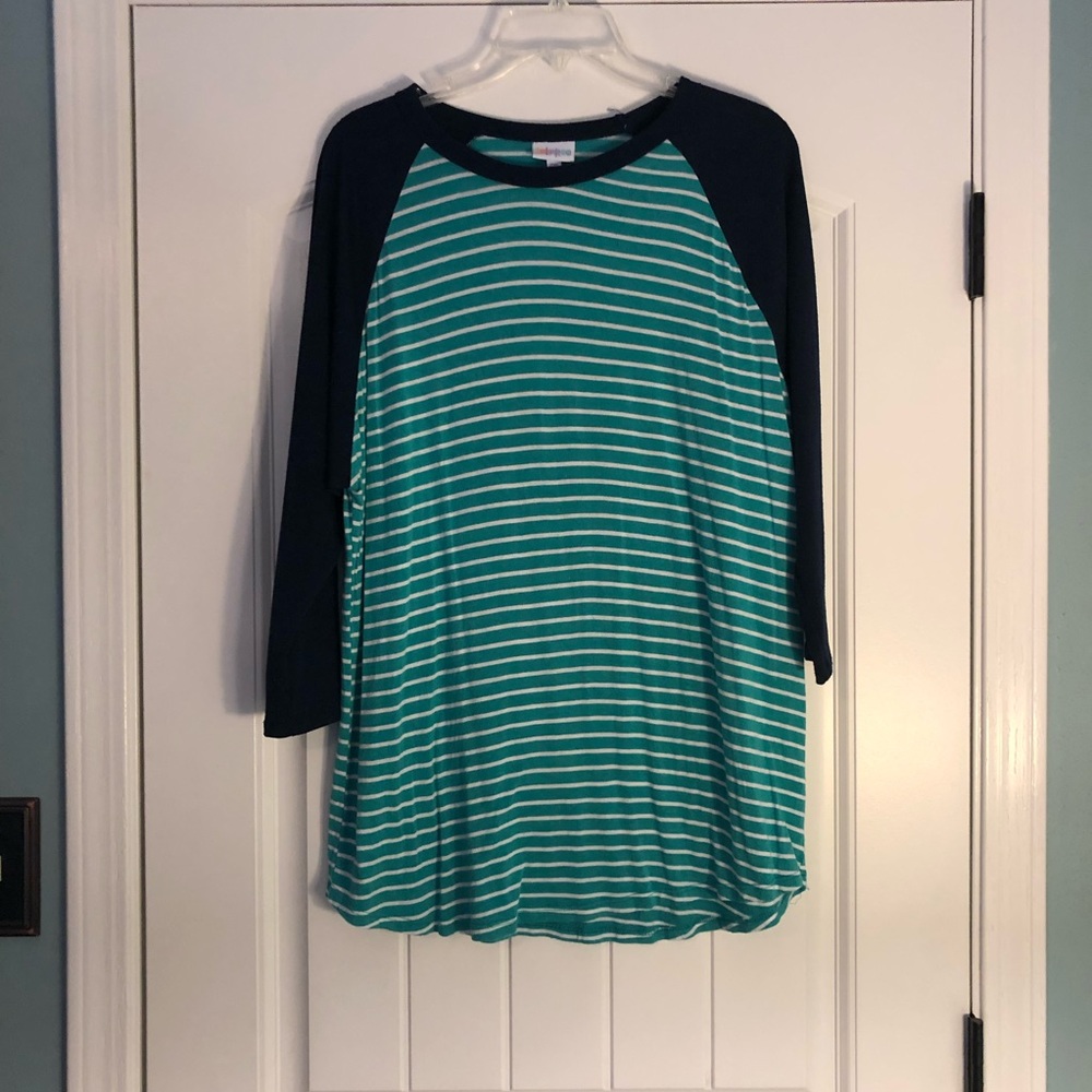 2XL LLR Randy green, white & blue